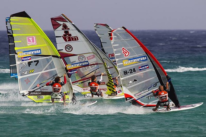 Offshore slalom - PWA Sotavento Fuerteventura Grand Slam 2011 ©  John Carter / PWA http://www.pwaworldtour.com